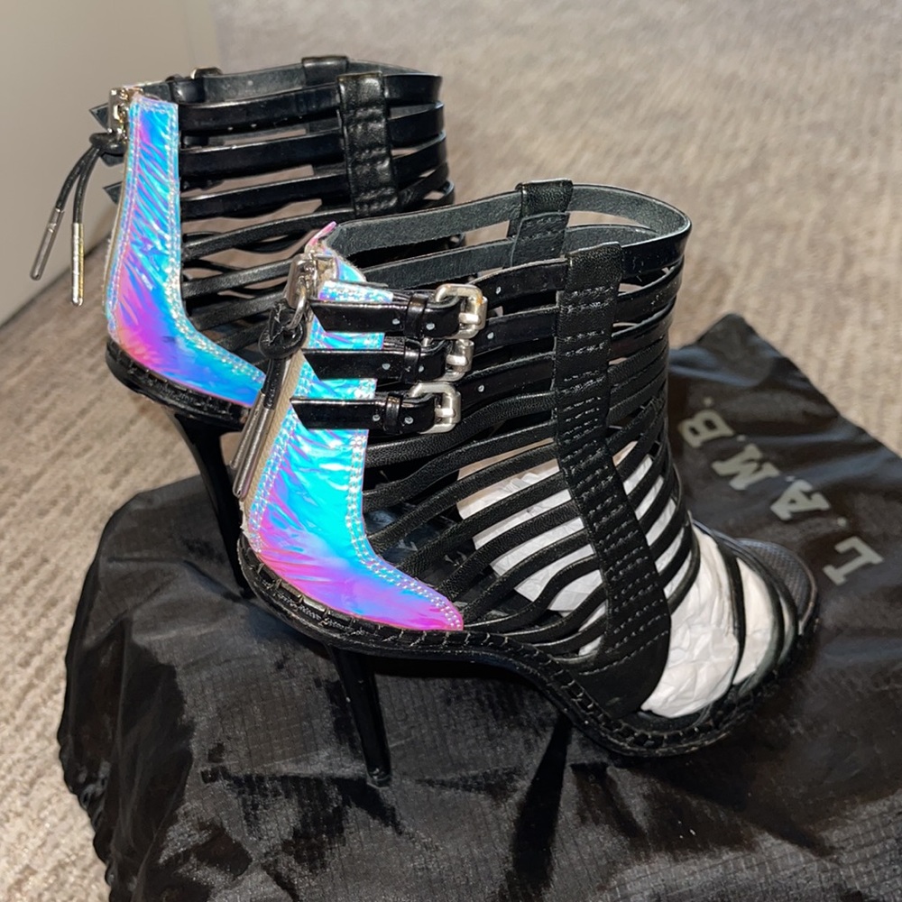 L.A.M.B Strappy Heels